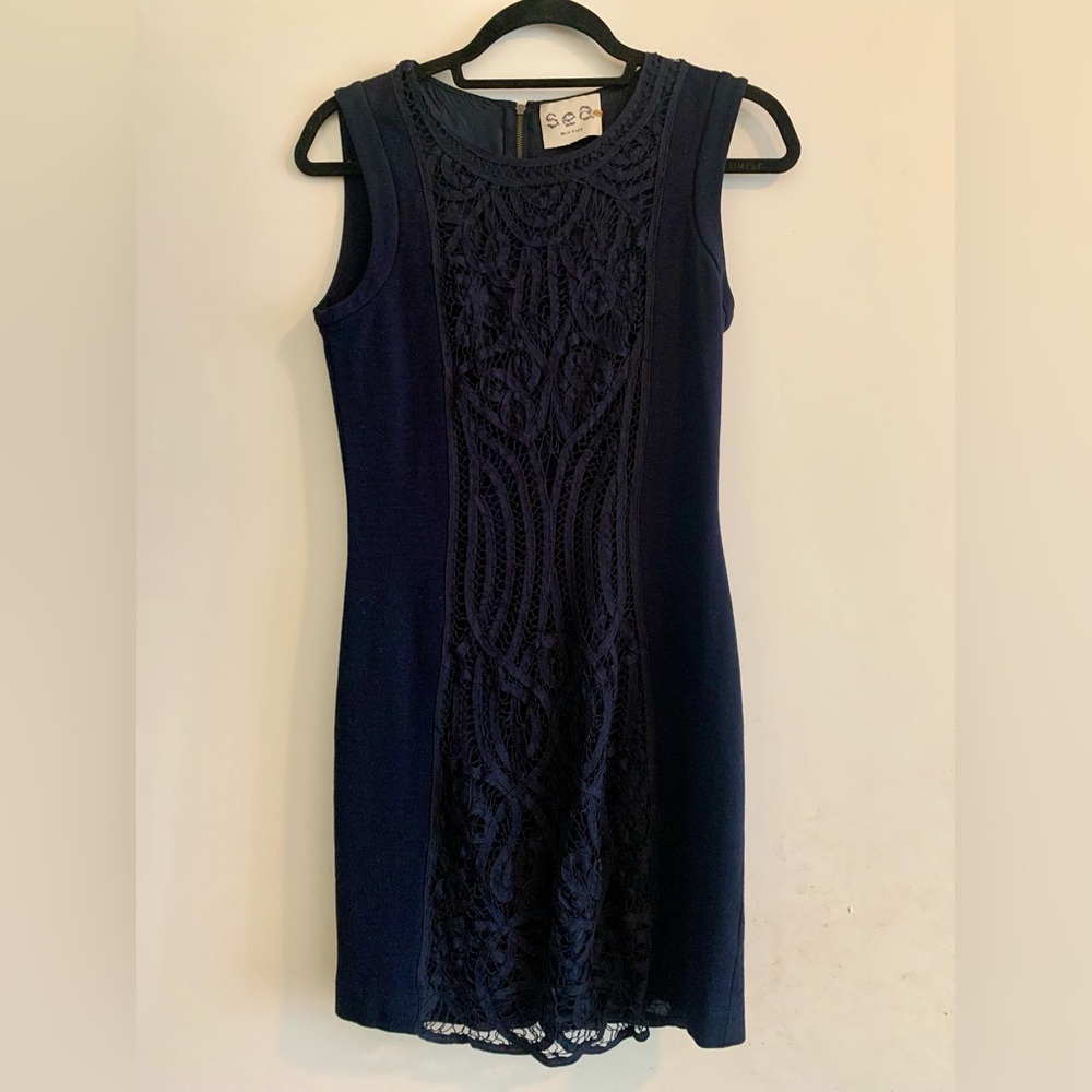 Sea Navy Blue Dress
